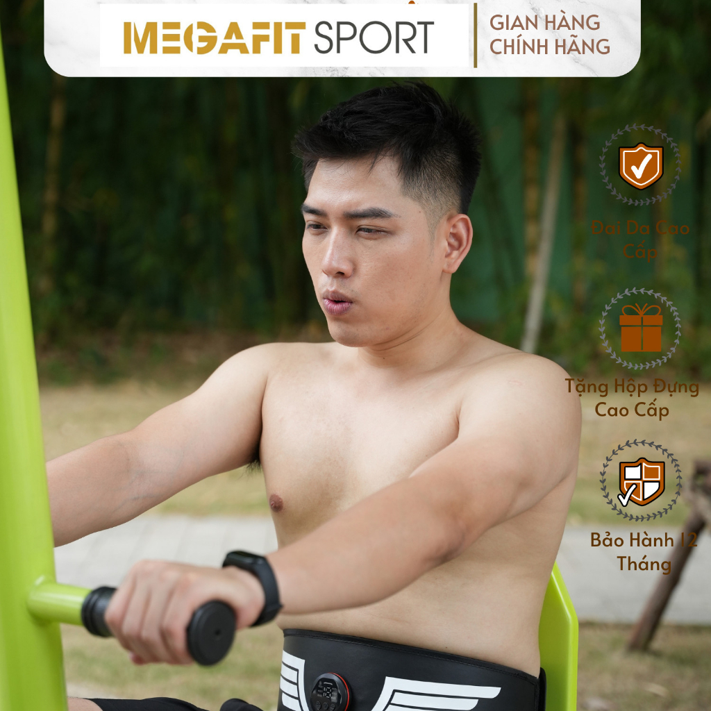 Combo Đai Tập Bụng MEGAFIT SPORT Kết Hợp Đai Tay, Đai Đùi Giúp Giảm Mỡ Săn Cơ Dành Cho Nam và Nữ