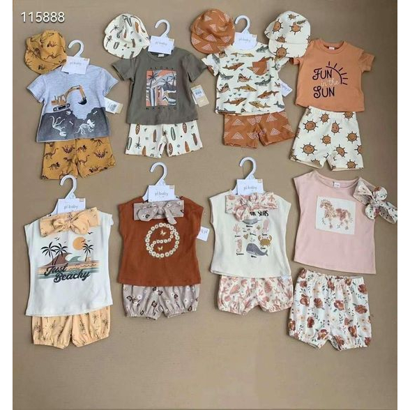 Set bộ quần áo xuất dư cho bé trai bé gái PL:BABY