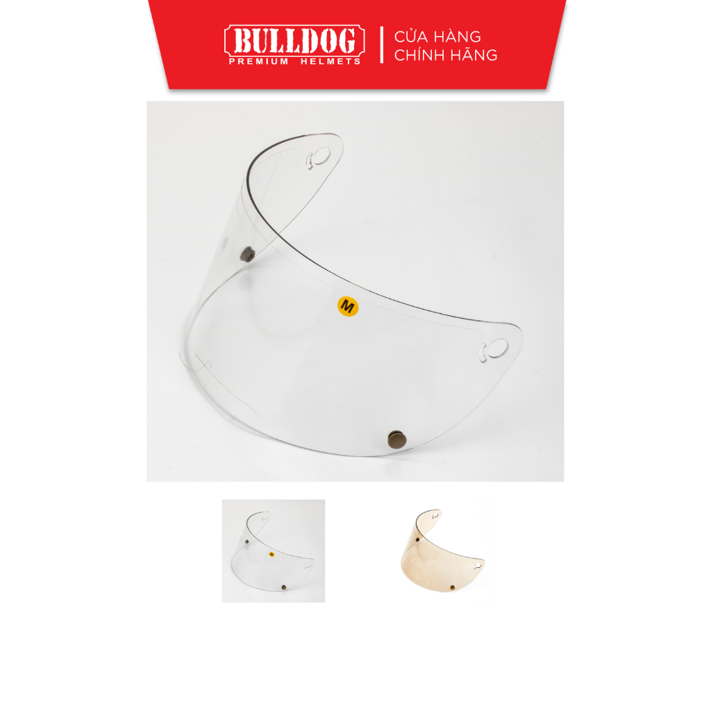 Kính Chắn Gió Mũ Bảo Hiểm BULLDOG Clasico II