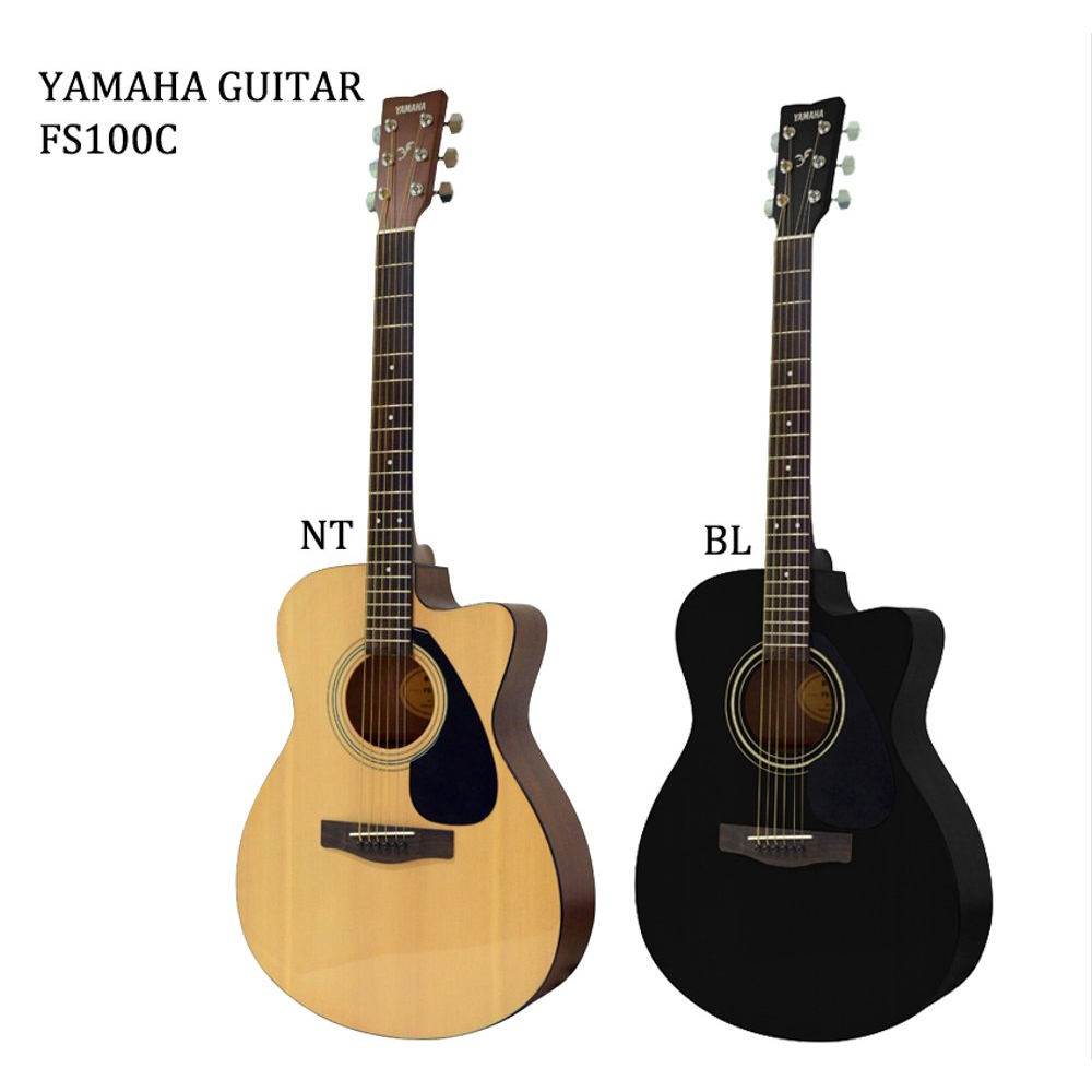 Đàn Guitar Acoustic - Yamaha FS100C (BL) - Màu Black