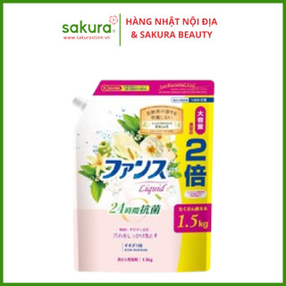 Nước giặt đậm đặc, kháng khuẩn cao cấp Kaori 1,5kg