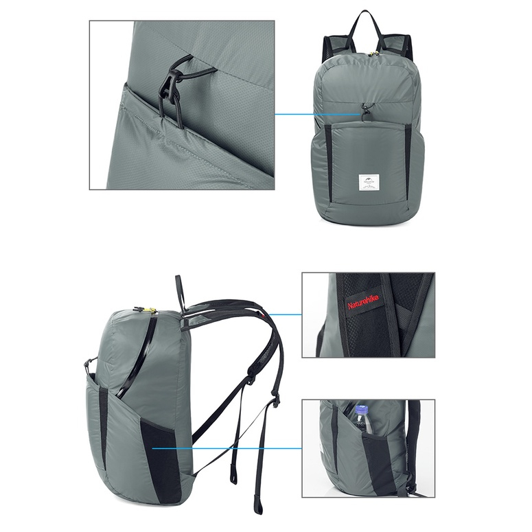 Balo 22L du lịch xếp gọn siêu nhẹ Naturehike NH17A017-B