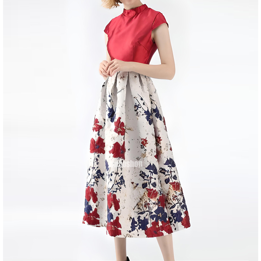 ĐẦM T.3D FL0RAL PR0M