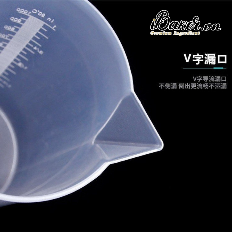 Ly đong/Ca đong định lượng pha chế dung tích [100ml(có tay cầm và kh tay cầm) - 250ml - 500ml -1000ml - 2000ml - 3000ml]