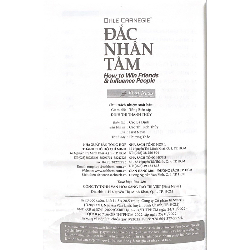 Sách Đắc Nhân Tâm  - First News