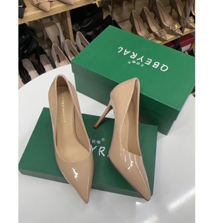 Giày da nữ gót cao 7cm