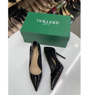 Giày da nữ gót cao 7cm