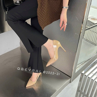 Giày da nữ gót cao 7cm