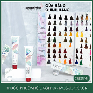 Thuốc nhuộm tóc Sophia Mosaic Color 100g màu nhuộm thơm, lên màu chuẩn