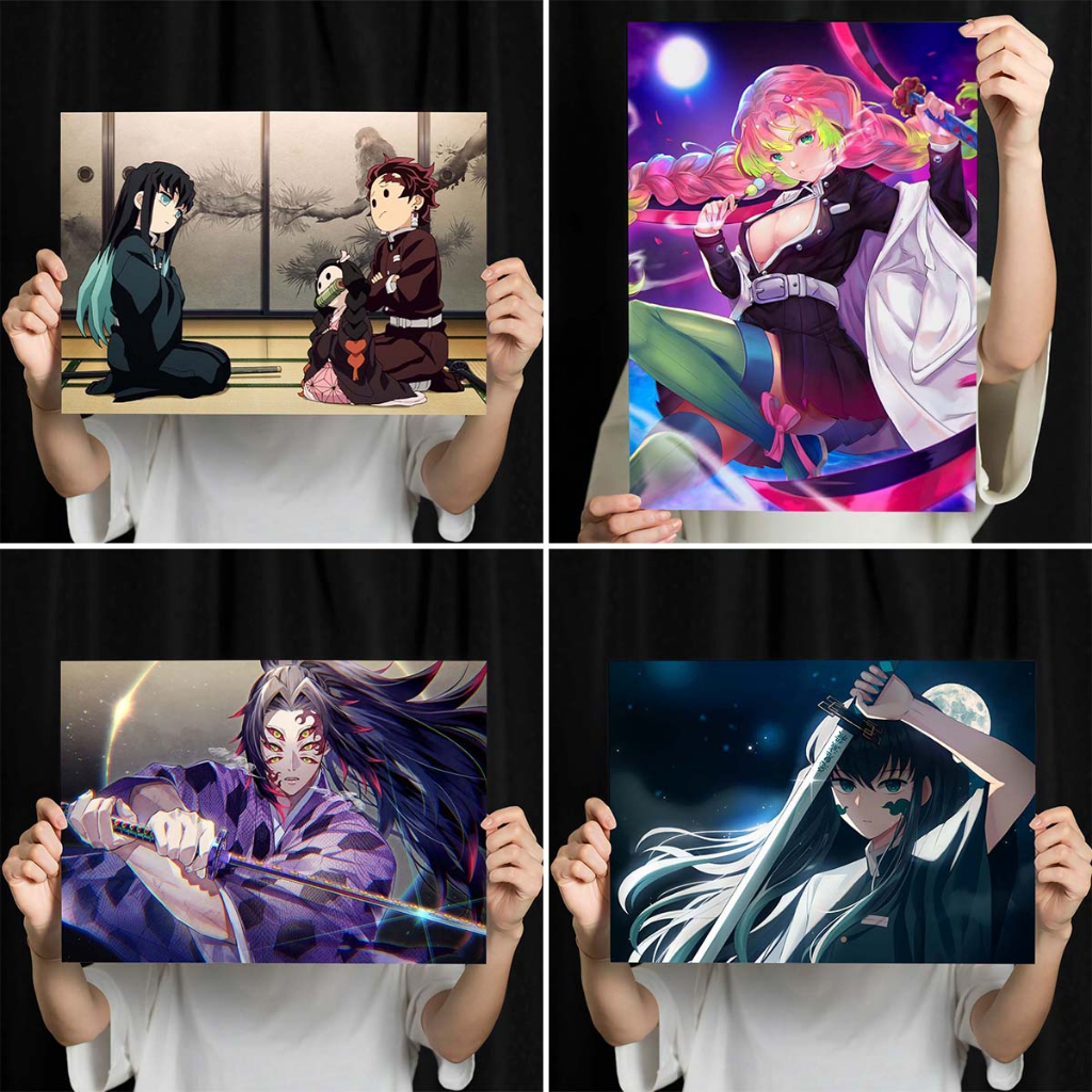 Tranh dán tường Anime chất liệu Fomex dày 5mm - Anime Nghệ Thuật Kimetsu No Yaiba