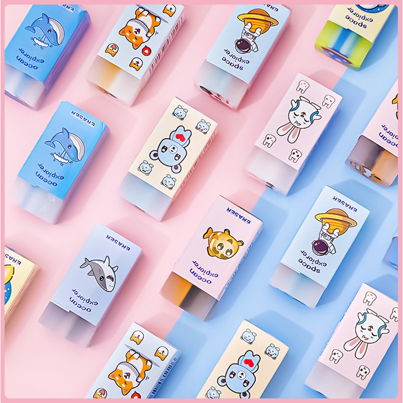 Tẩy Bút Chì Mềm Cao Cấp Họa Tiết Hoạt Hình Dễ Thương -Đồ Dùng Học Tập Giá Rẻ