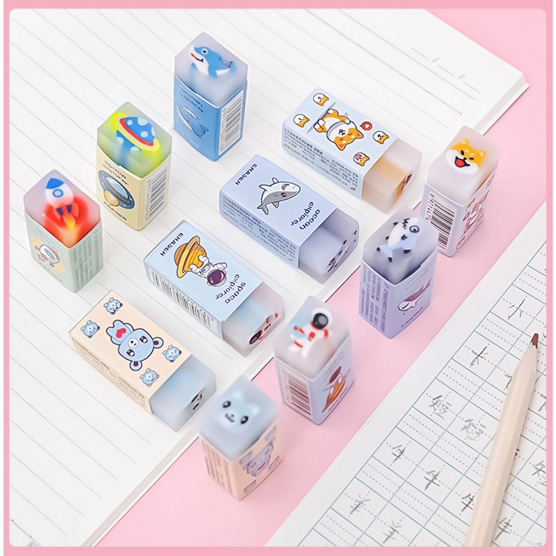 Tẩy Bút Chì Mềm Cao Cấp Họa Tiết Hoạt Hình Dễ Thương -Đồ Dùng Học Tập Giá Rẻ