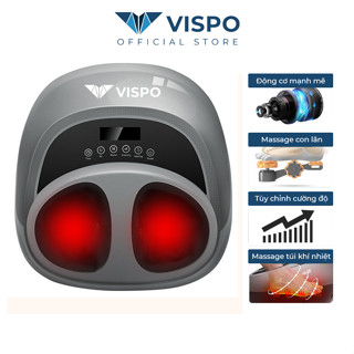Máy massage chân VISPO VP-C21, Massage 360 độ kết hợp với túi khí, sưởi ấm bấm huyệt lòng bàn chân