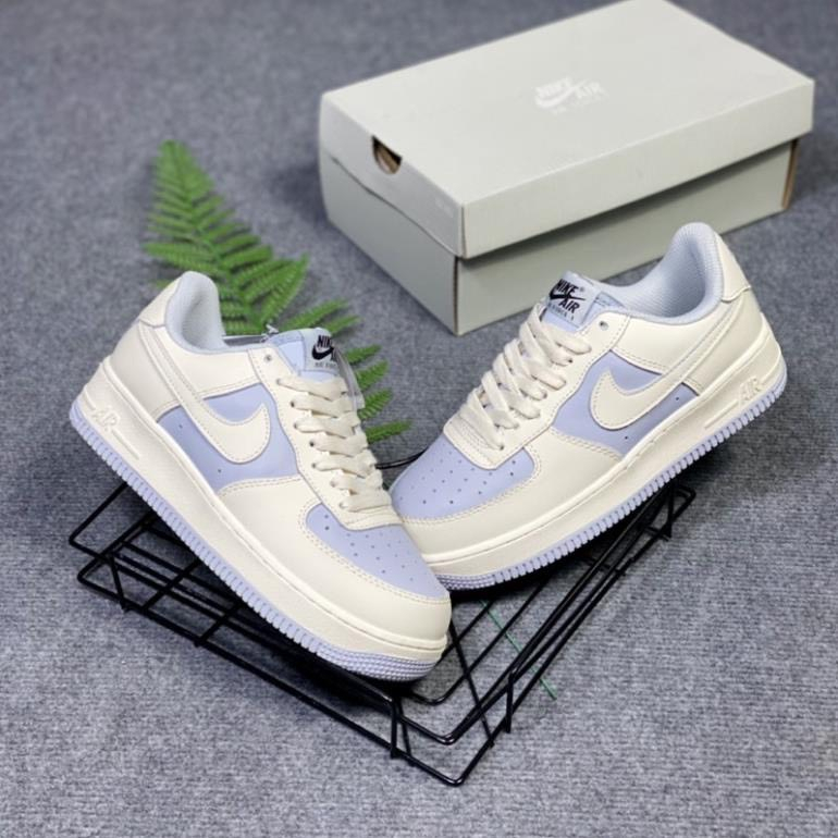 Giày Air Force 1 thời trang, Giày AF1 sneaker  Nam Nữ Thể Thao Trắng Xanh kem Thời Trang Hàng Đẹp Full Box