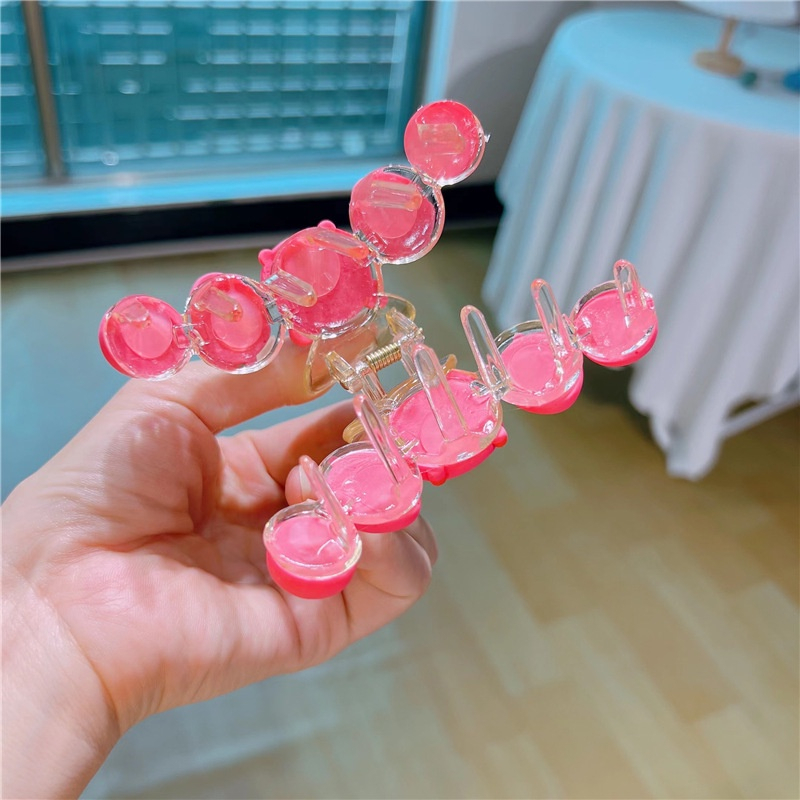Kẹp tóc mini hình gấu và dâu tây phong cách Hàn Quốc dễ thương. Ko để phân loại