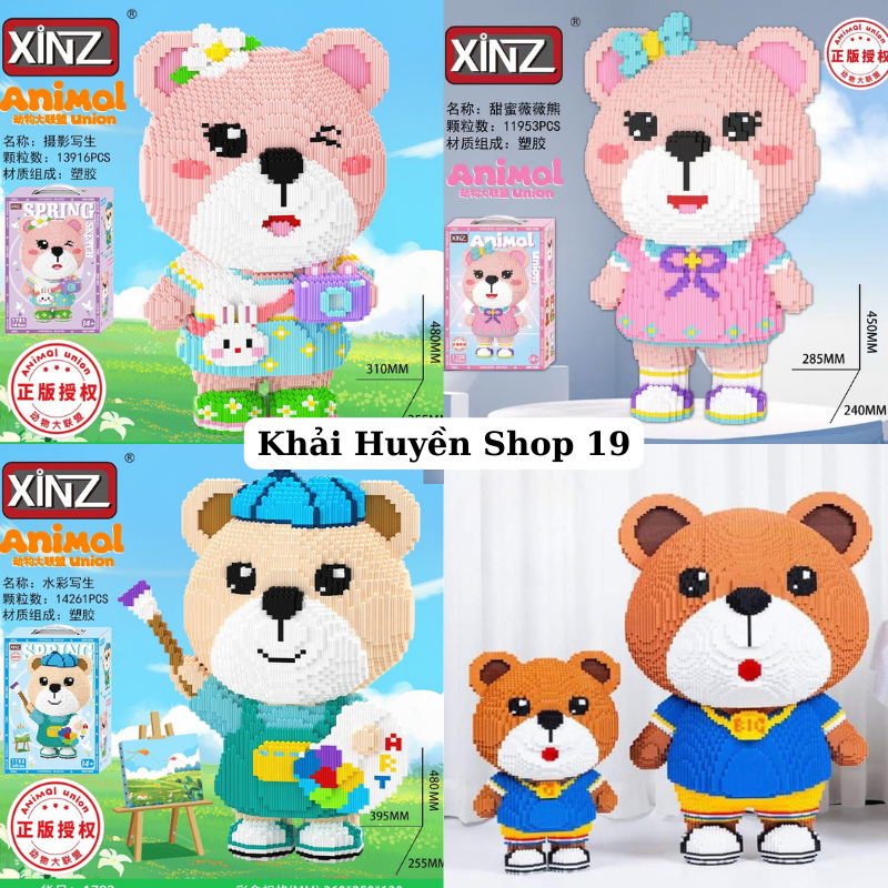 Đồ chơi xếp hình mẫu mới 2023 Tặng Búa.