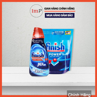 [TRỢ GIÁ THƯƠNG HIỆU] Viên - Gel rửa bát Finish All in one Max 10in 1 tiên lợi  - Hàng chính hãng - ImP