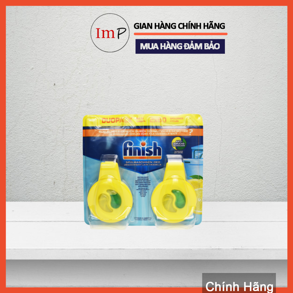 Khử mùi máy rửa bát Finish - Tinh dầu treo thơm máy rửa bát  - ImP