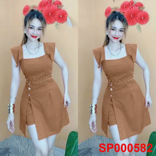 Đồ bộ đùi thun cát hàn kiểu 582