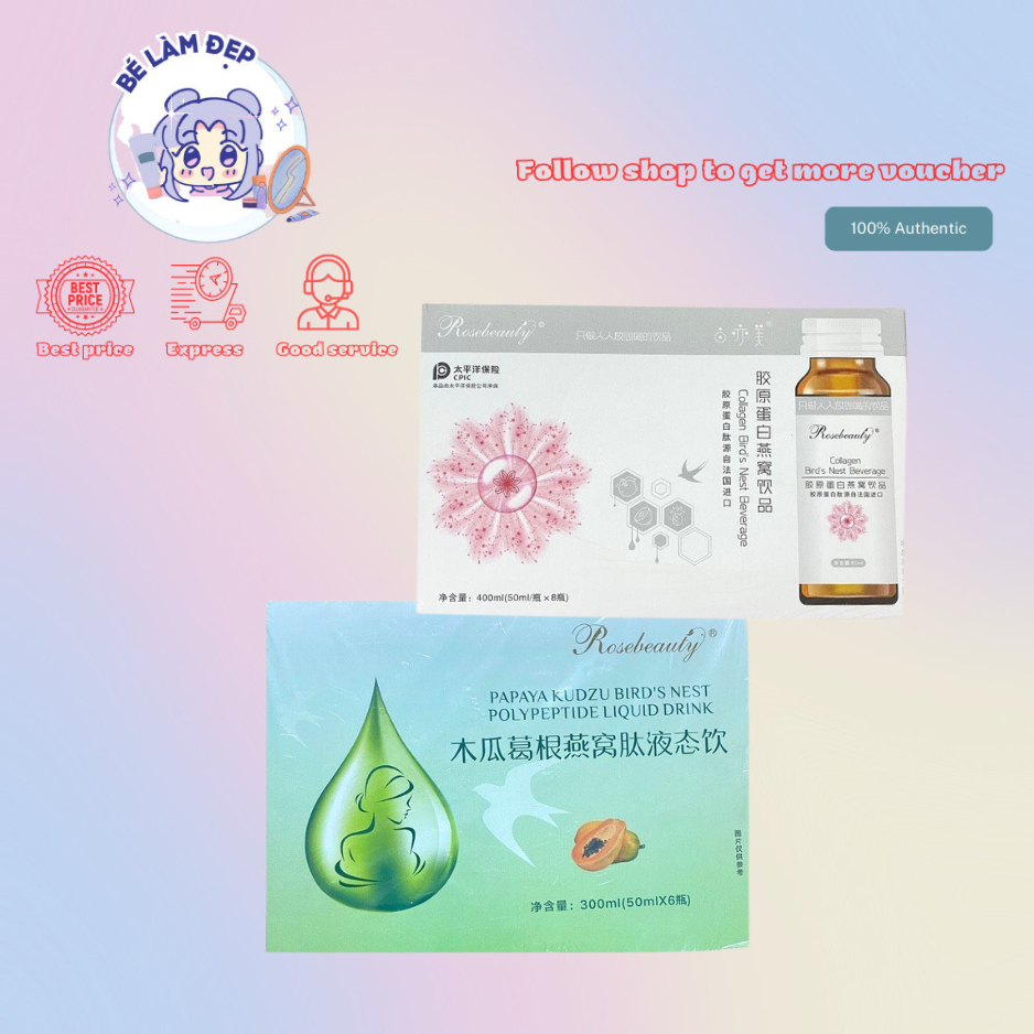 Rosebeauty Collagen Trắng Da - Full hộp