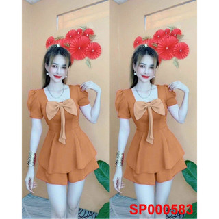 Đồ bộ đùi thun cát hàn kiểu 583