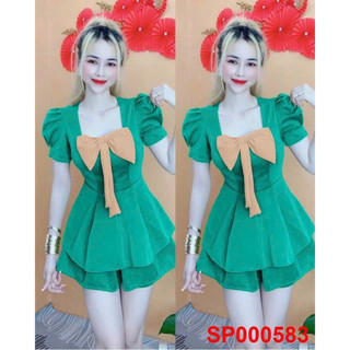 Đồ bộ đùi thun cát hàn kiểu 583