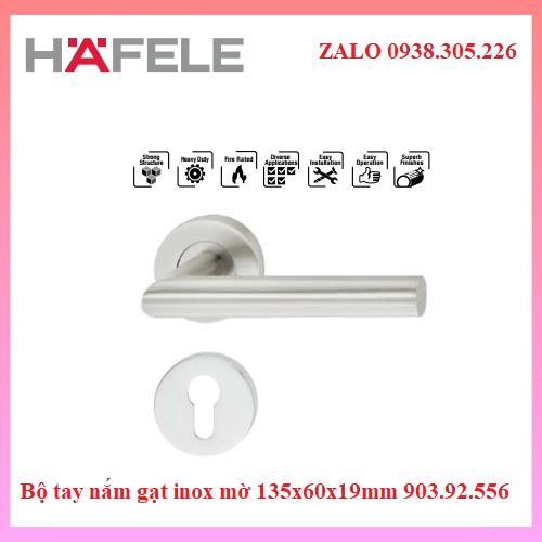 Khóa cửa Hafele 903.92.556