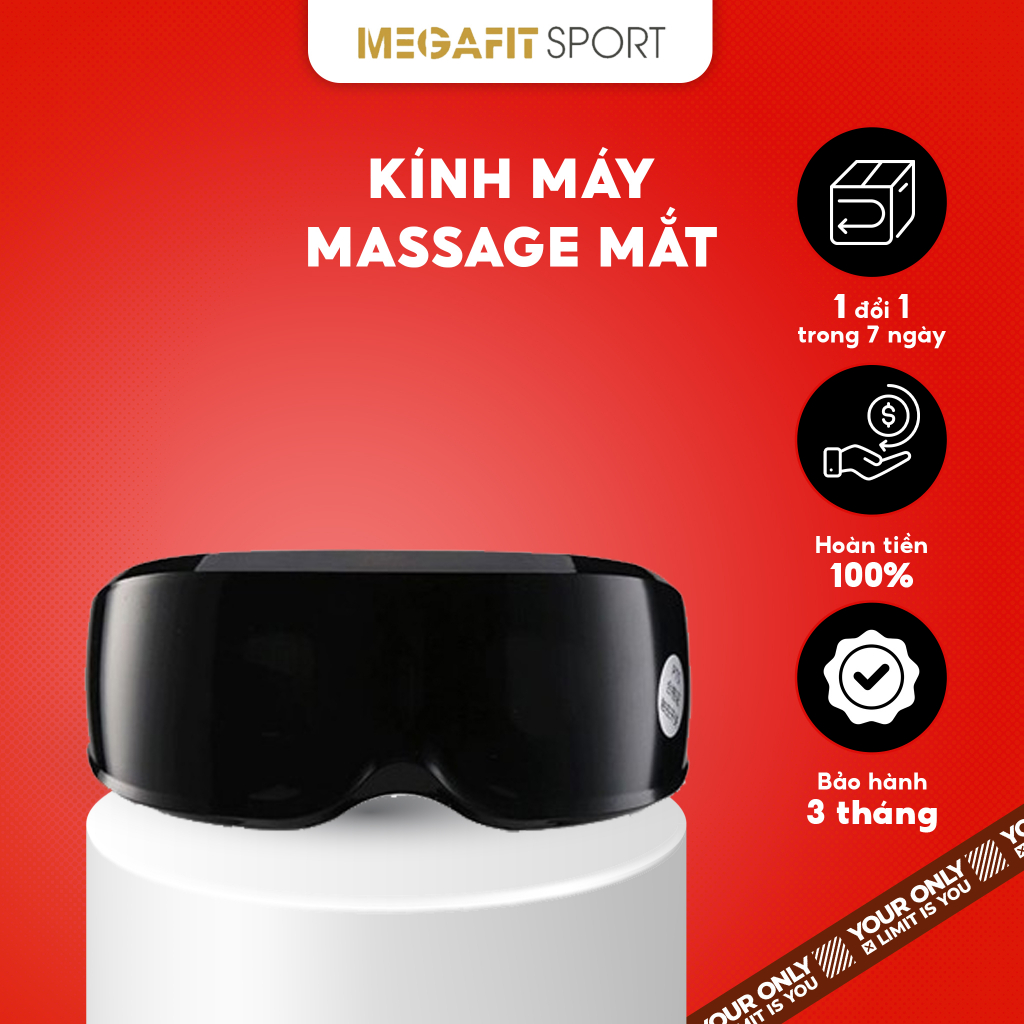 Kính máy massage mắt có thể sạc lại HyJ 018 thiết bị mát xa chăm sóc làm đẹp mắt