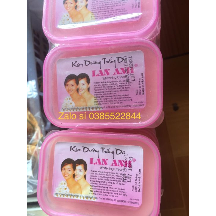 Kem Lan Anh Trắng Da Toàn Thân Hộp Vuông 100g