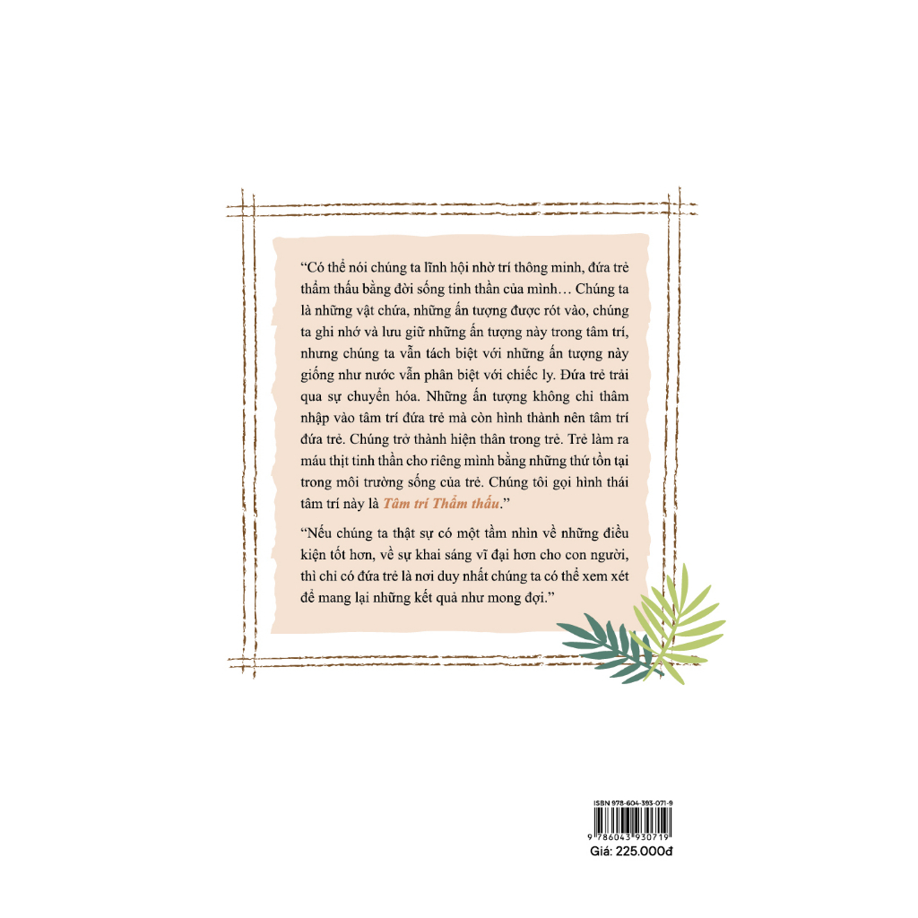 Sách - Tâm trí thẩm thấu