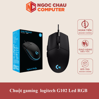 Chuột gaming logitech g102 led rgb 8000dpi