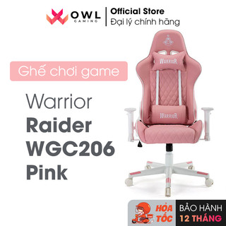 Ghế gaming Warrior Raider Series WGC206 White/Pink