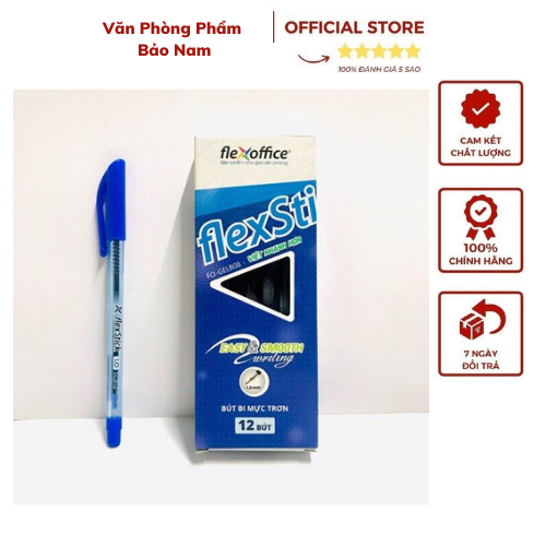 Bút Bi Thiên Long FO-GELB08 Nét 1.0mm  mực xanh, đỏ, đen