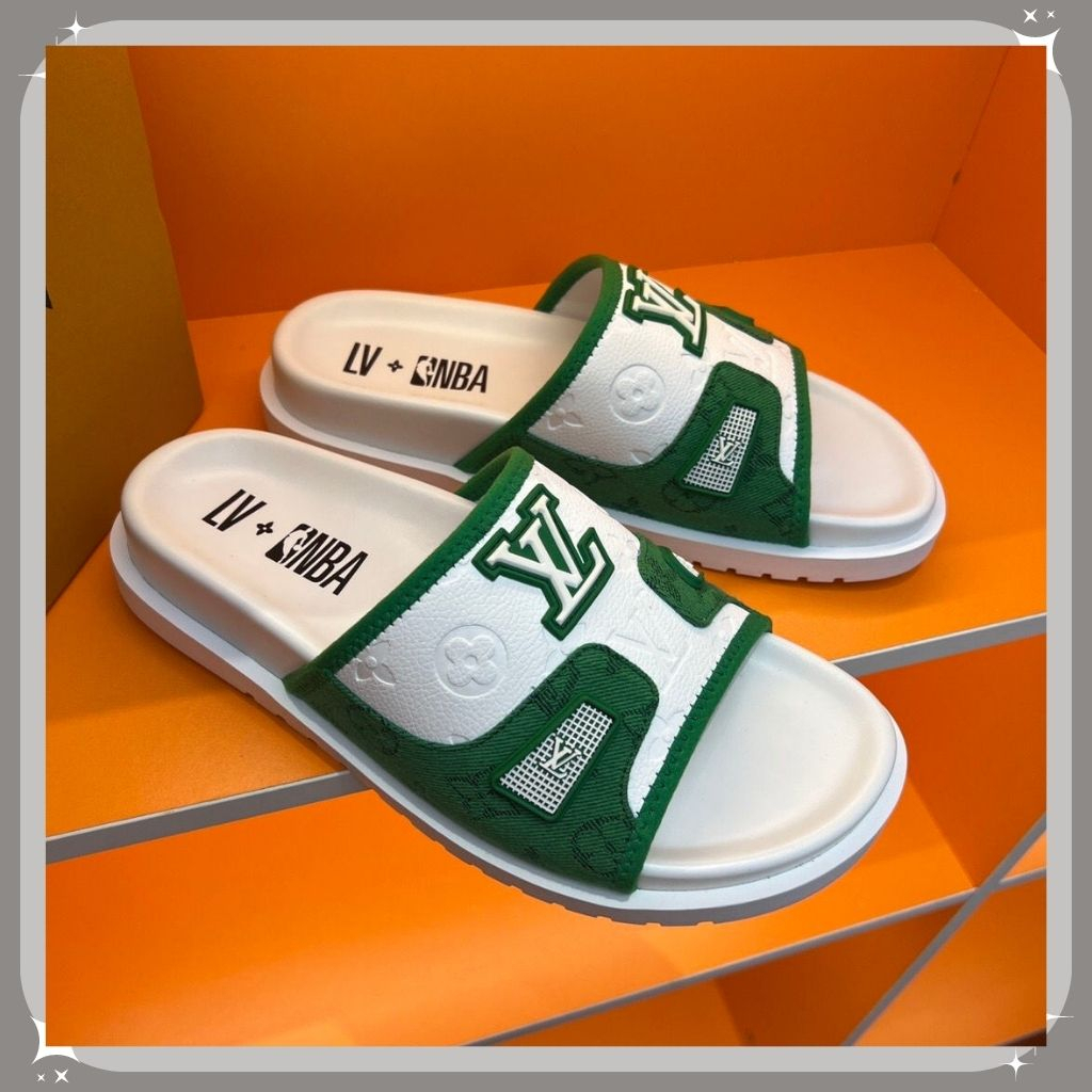 Dép LV Unisex Nam Nữ, Dép Lê Louis Vuitton Quai Ngang Nam Nữ Thời Trang Phong Cách Hàn Quốc - SNEAKER20