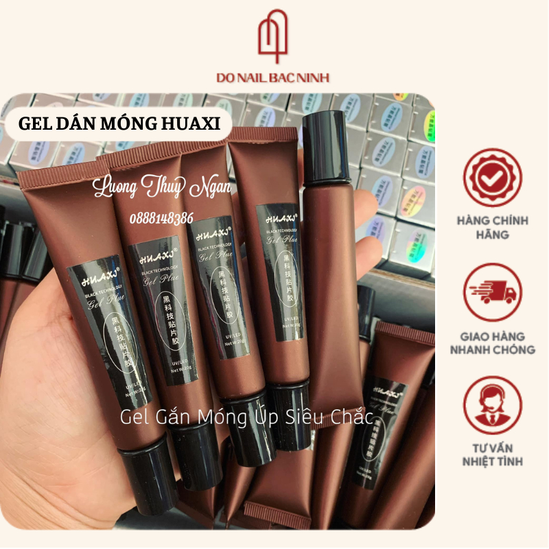 Gel dán móng úp , tuýp gel gắn móng siêu chắc