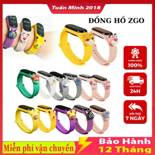 Đồng hồ điện tử Zgo Disney Siêu Hot cảm ứng Led, chống nước học sinh - đồng hồ thông minh trẻ em S020