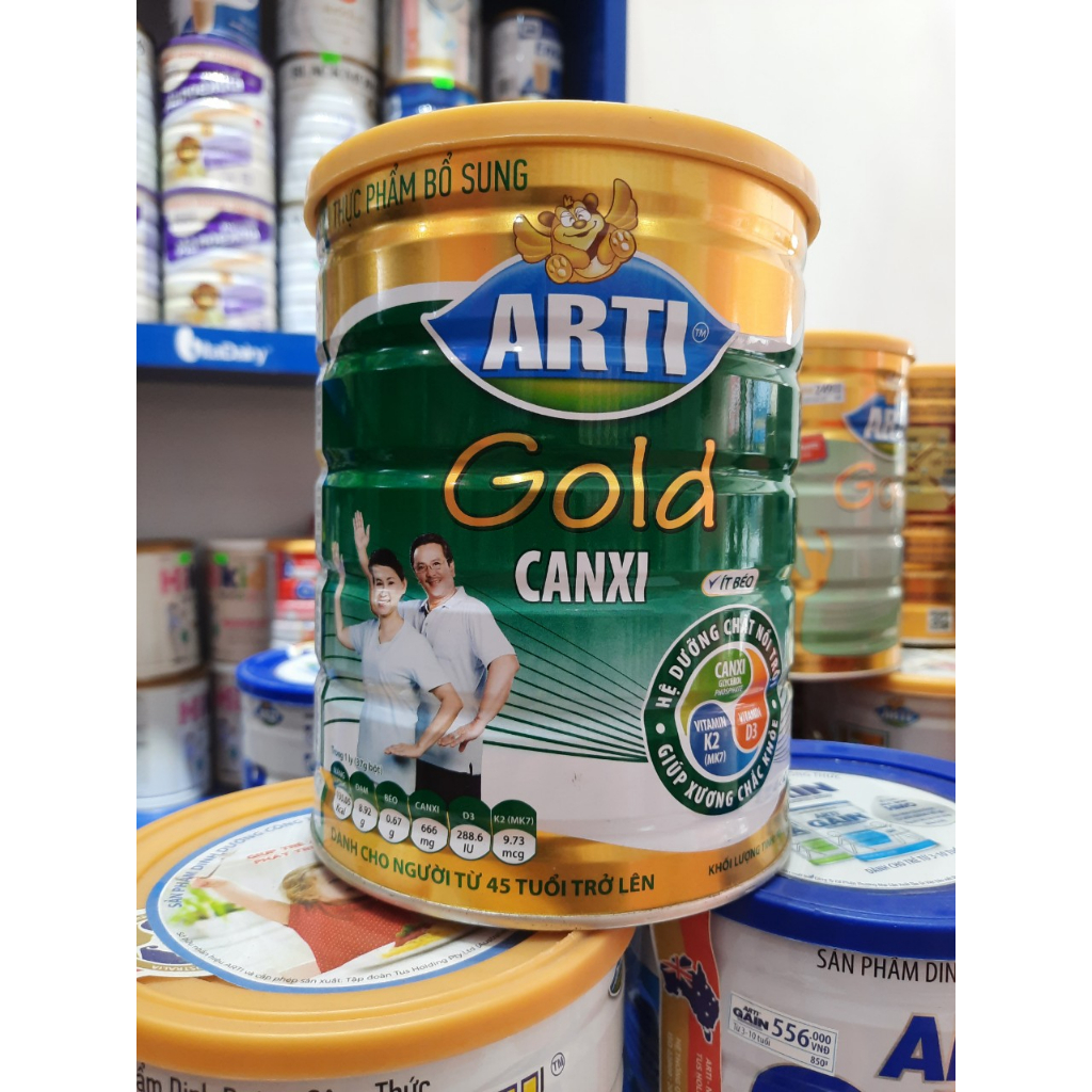 Sữa Arti Gold Canxi từ 45 tuổi  date 2025
