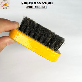 Bàn chải đánh giày lông ngựa cao cấp loại vuông
