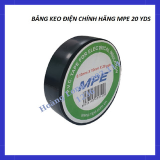 Băng keo điện, băng dính chính hãng 20y mpe - bán lẻ 1 cuộn