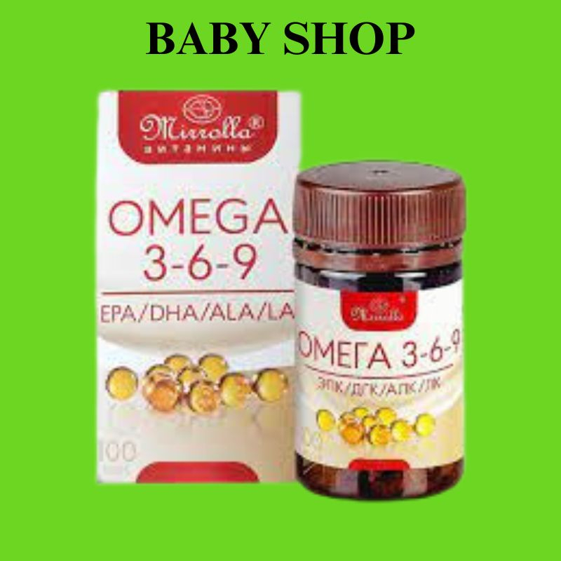 Omega 369 Nga 100v [FREESHIP_AUTH]tốt cho sức khỏe, trắng, dẹp da