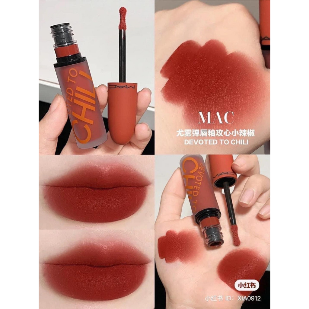 Son kem MAC Powder Kiss Liquid Lipcolour màu 991 Devoted To Chili Limited - LAMII BEAUTY