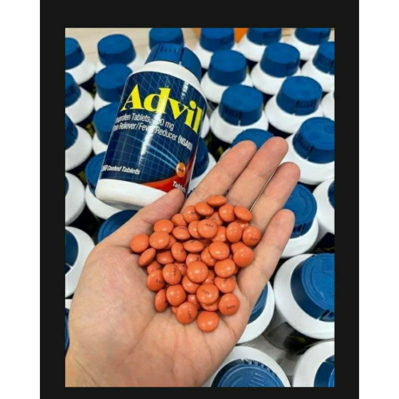 Ádvil 300 viên và 360 viên của Mỹ .Date xa.Có bán lẻ 1 lần 30 viên.