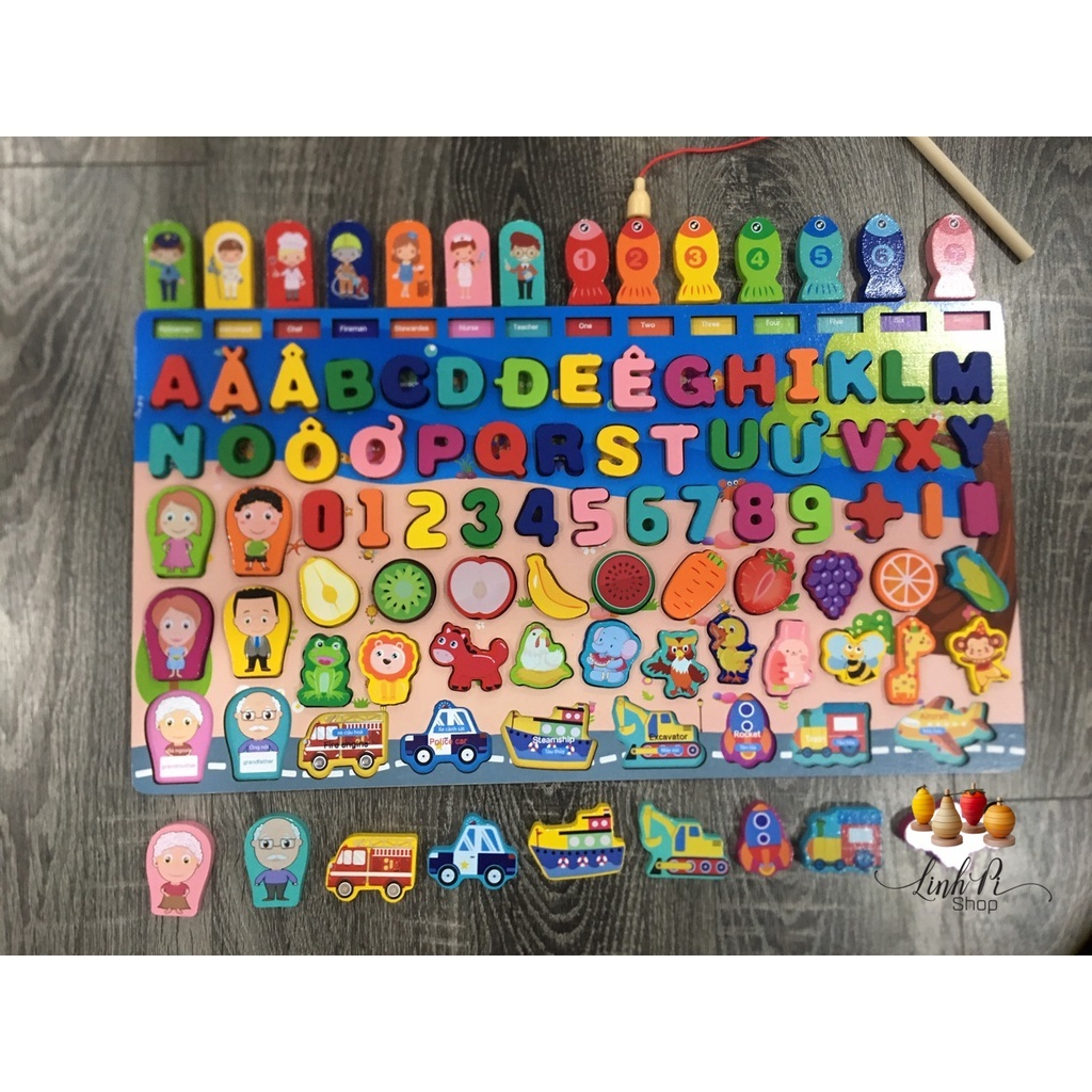 Bộ Đồ Chơi Gỗ Thông Minh Cho Bé