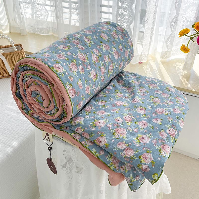 Chăn hè cotton đũi  EmmiBedding, kích thước 2mx2m3, mềm mát, chăn hè trần bông mùa hè thu