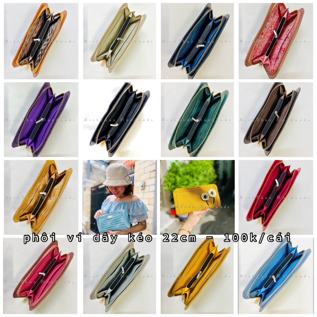 Phôi ví dây kéo 22cm