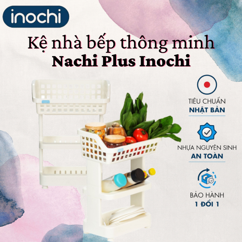 Kệ Nhà Bếp Nachi PLUS INOCHI Thông Minh Dùng Đựng Gia Vị Nhà Bếp Giá Để Đồ Nhà Tắm Chắc Chắn Tiện lợi