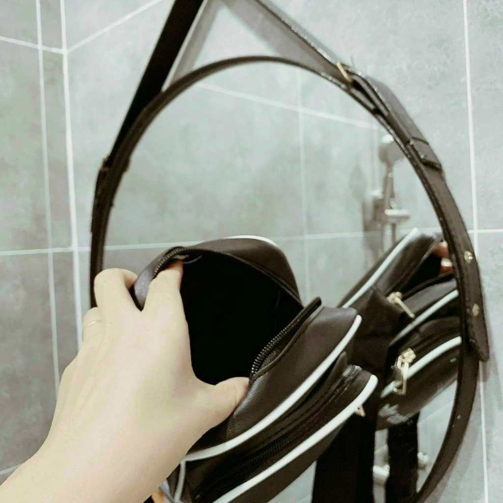 Túi đeo chéo thời trang cá tính unisex da mềm dáng thể thao 658 -SUPERBAG 668