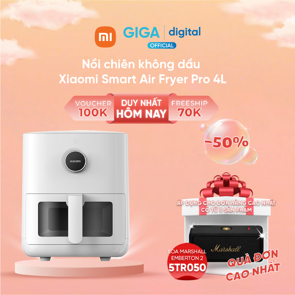 Nồi chiên không dầu Xiaomi Smart Air Fryer Pro 4L