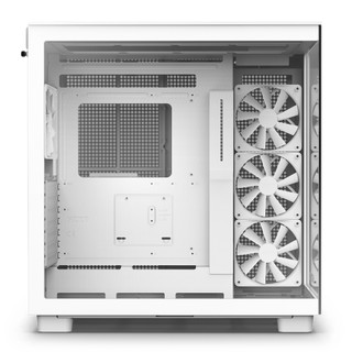 Vỏ case NZXT H9 Flow Mid-Tower (Sẵn 4 Fan F Series Quiet 120mm) - Hàng chính hãng