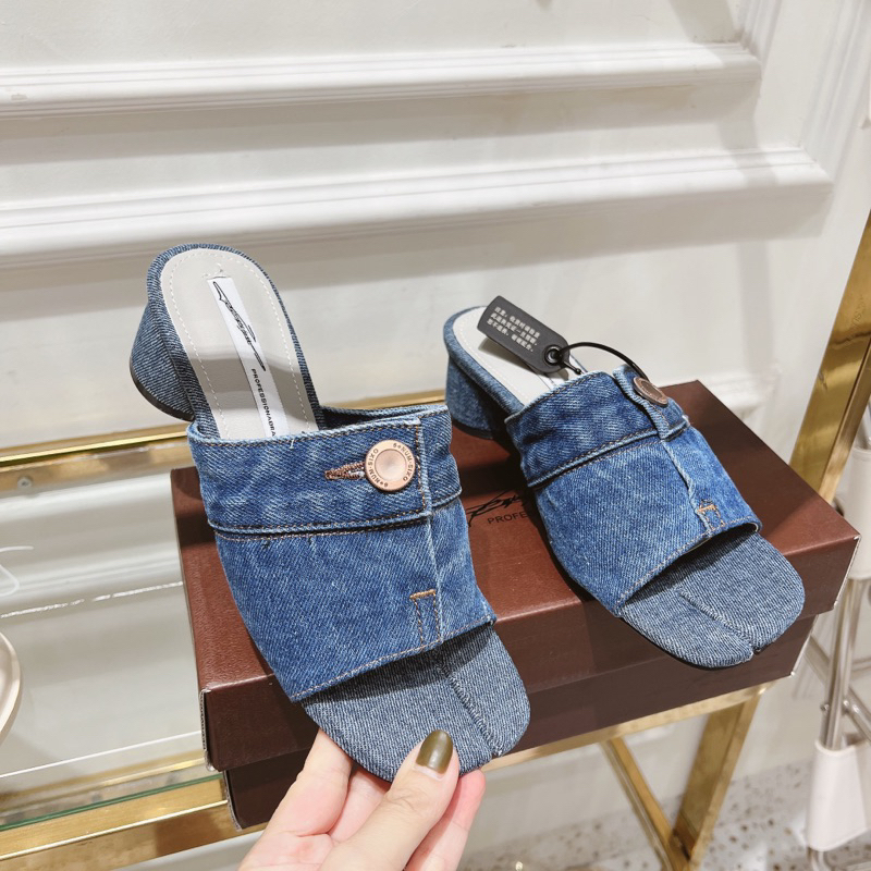 Dép cao gót bò khuy- hàng QC fullbox- Kèm video thật